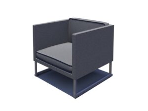 stainless-steeel-frame-Laguna-1-Seater-Sofa