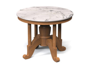 Dining Furniture Malaysia - Dining Tables - Kopitiam Marble Top Table D100