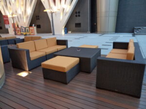 Teak Furniture Malaysia Outdoor Sofa Reunion Modular Sofa (middle)