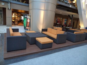 Teak Furniture Malaysia Outdoor Sofa Reunion Modular Sofa (middle)