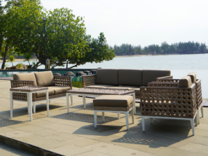 Teak Furniture Malaysia Outdoor Sofa Barcelona Ottoman