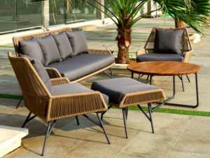 Outdoor Furniture Malaysia - Outdoor Sofa - Saud Lounge Sofa 1 Seater