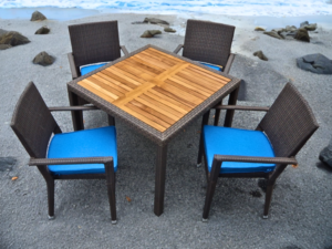 Outdoor Furniture Malaysia - Outdoor Dining Tables - Panama Teaktop Table L150