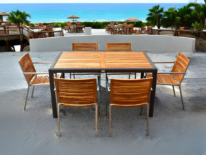 Outdoor Furniture Malaysia - Outdoor Dining Tables - Panama Teaktop Table L180