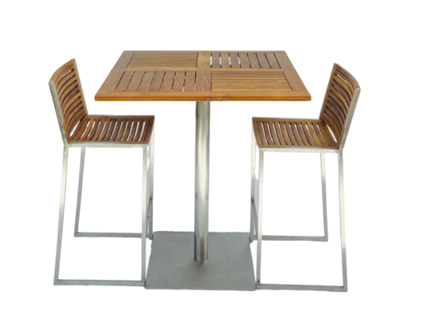 Teak Furniture Malaysia Outdoor Furniture Accura Square Bar Table S90