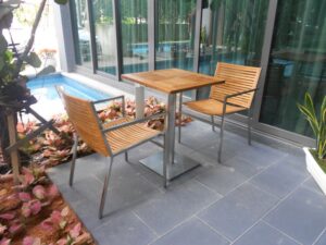 Teak Furniture Malaysia Table Bases Accura Square Dining Base L55