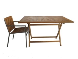 Outdoor Furniture Malaysia - Outdoor Dining Tables - Florence Folding Table L130