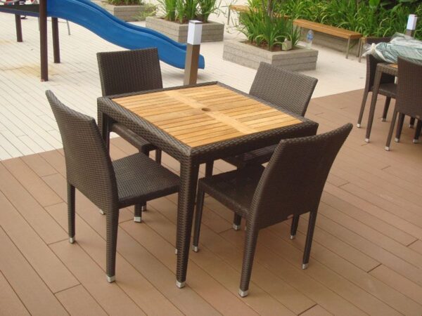 Outdoor Furniture Malaysia - Outdoor Dining Tables - Hawaii Teaktop Table L180