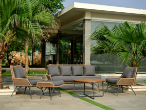 Outdoor Furniture Malaysia - Outdoor Sofa - Saud Lounge Sofa 3 Seater