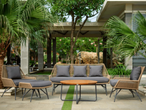 Outdoor Furniture Malaysia - Outdoor Sofa - Saud Lounge Sofa 3 Seater