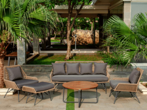 Outdoor Furniture Malaysia - Outdoor Sofa - Saud Lounge Sofa 3 Seater