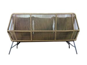 Outdoor Furniture Malaysia - Outdoor Sofa - Saud Lounge Sofa 3 Seater