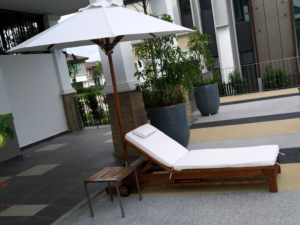 Outdoor Furniture Malaysia - Cushions, Covers & Canopies - SUN LOUNGER CUSHION COVER T5